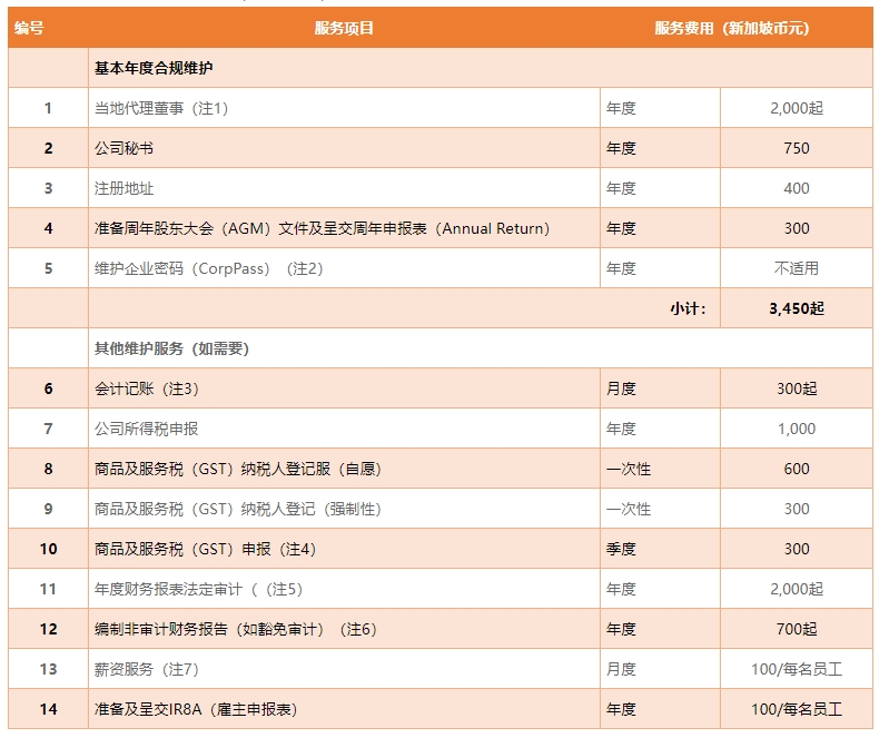 【2025新加坡公司运营指南】：合规要求、税务申报及维护费用概览