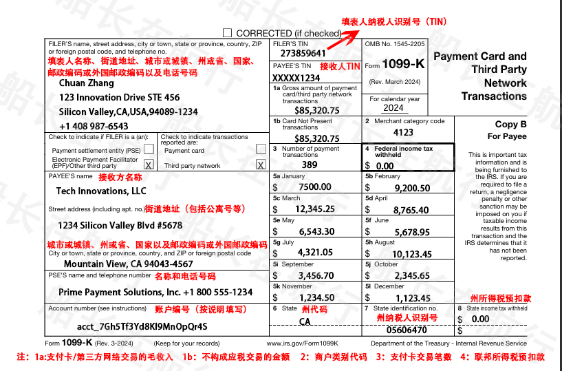 美国报税季，公司必填的1120税表如何填写，W8、1099表格解读