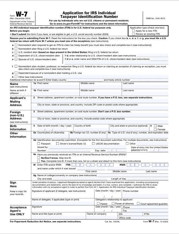 没SSN也能开美国银行账户！ITIN申请全流程+可开户银行完整指南（新手必看）